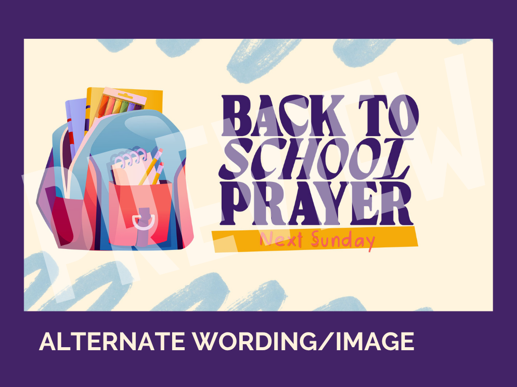 Back To School Ready For a Great Year Ministry Graphics 3