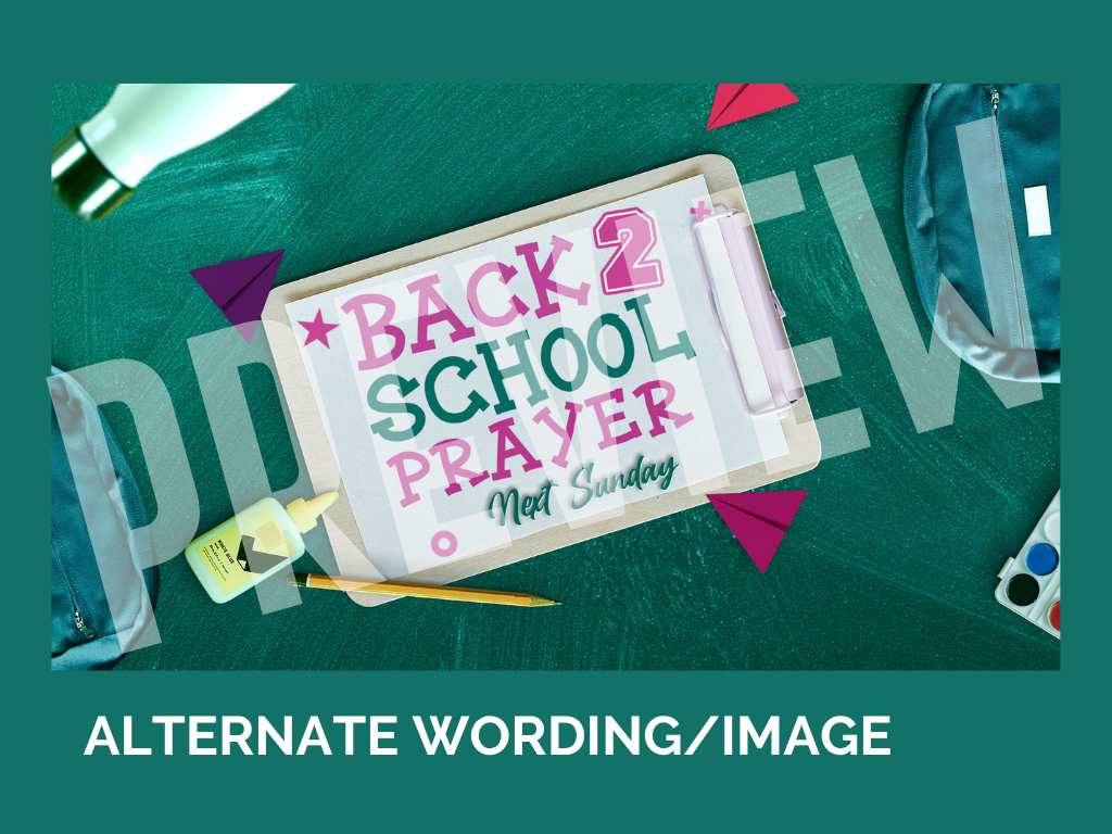 Back to School Ready for a Great Year Ministry Graphics Version 2 3