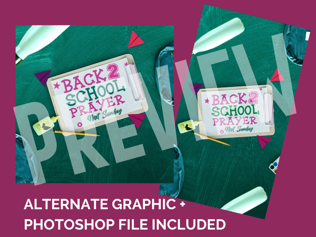 Back to School Ready for a Great Year Ministry Graphics Version 2 social 3
