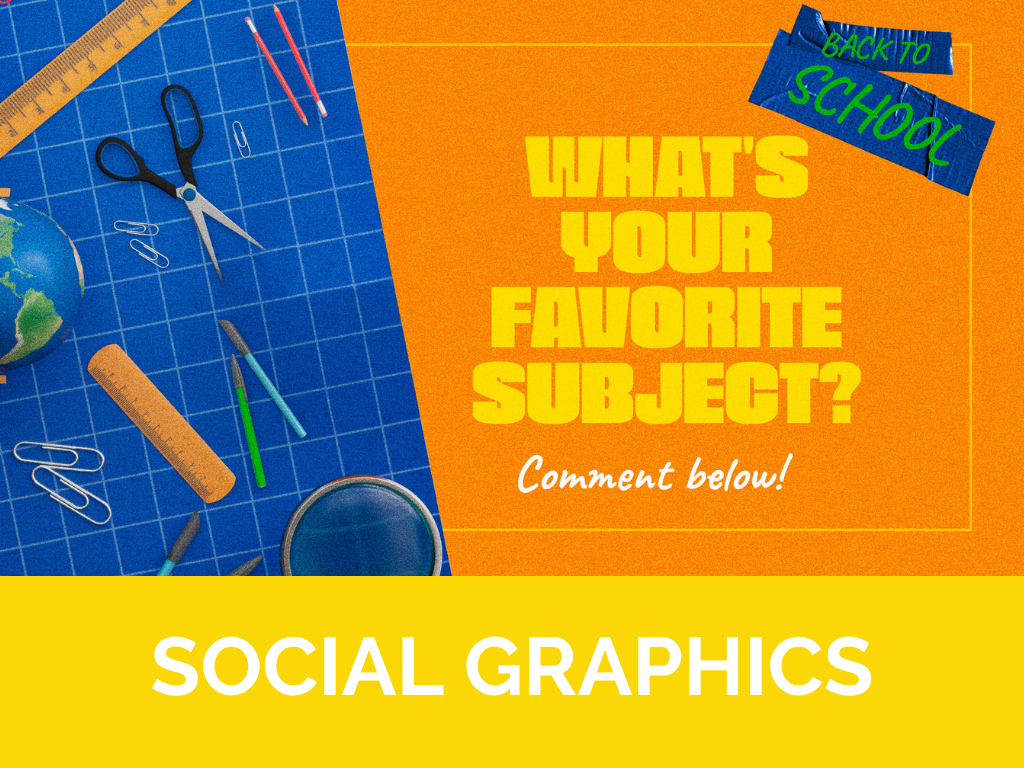 What’s Your Favorite Subject Social Graphics