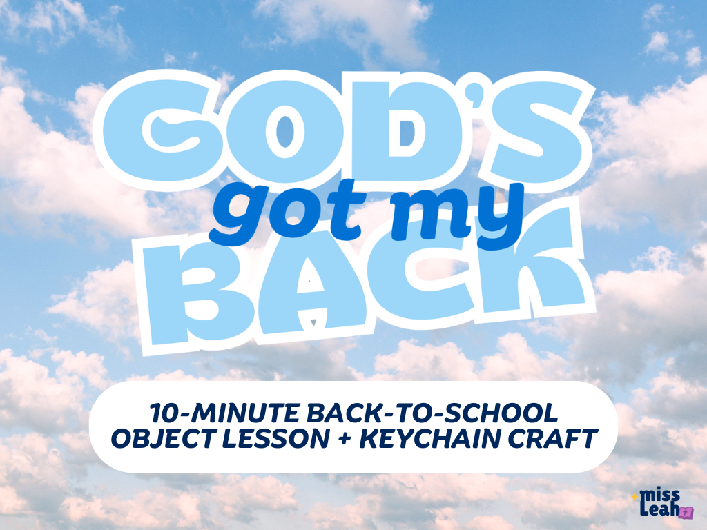 god’s got my back object lesson images 1