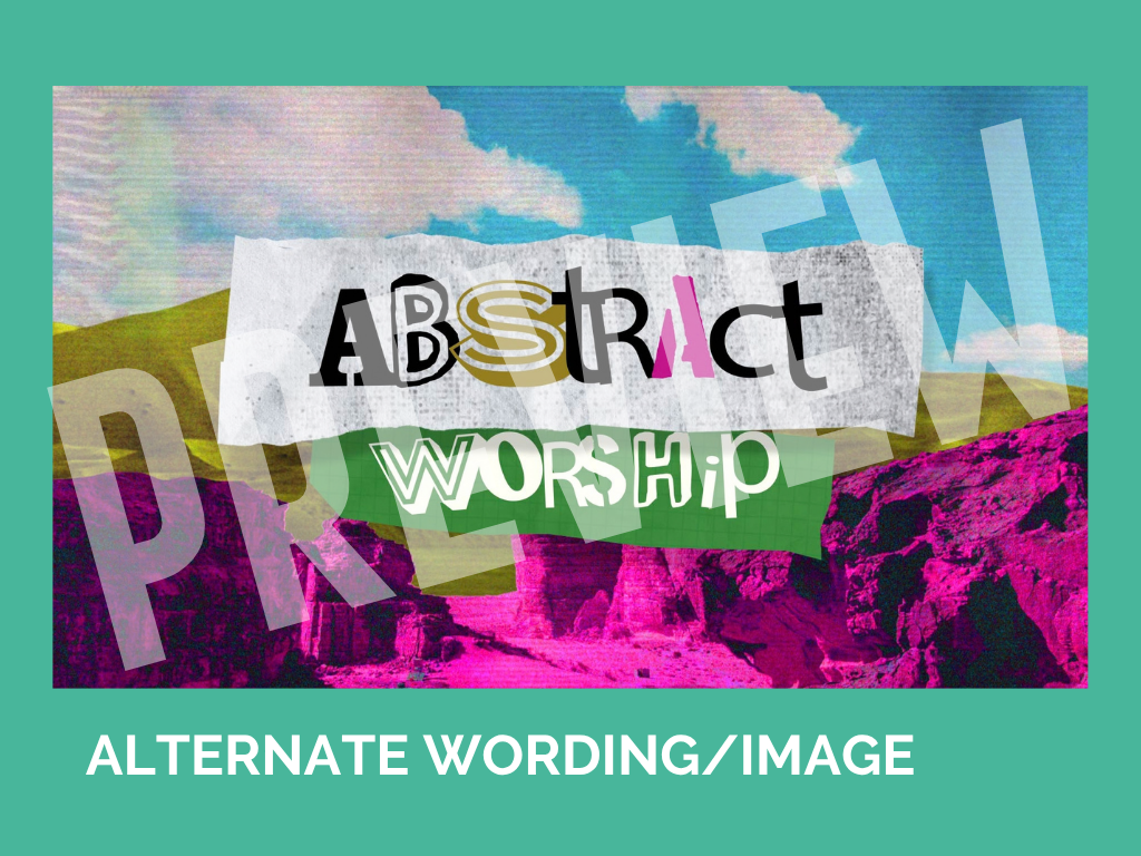 Abstract Worship Media Pack4
