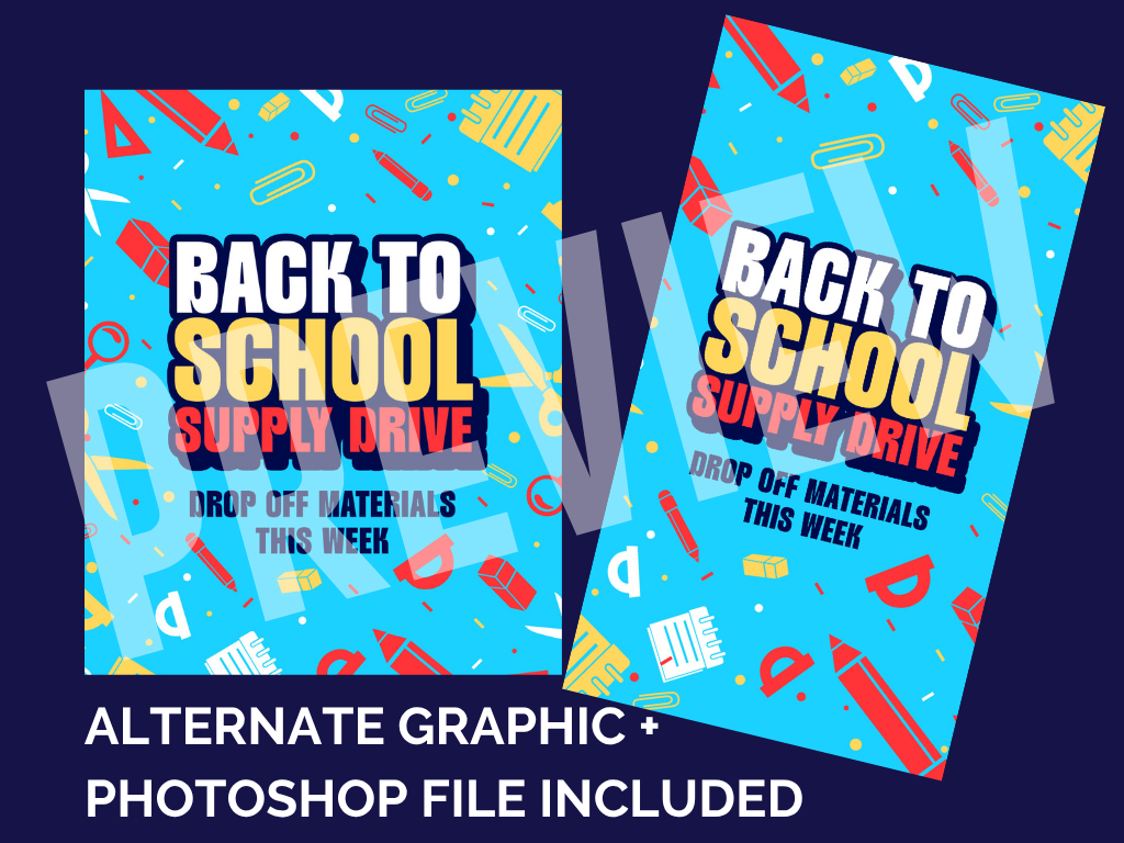 Back To School Supply Drive2