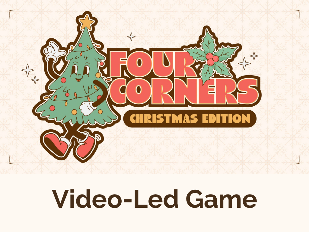 Four Corners Christmas Edition Video-Led Game 1