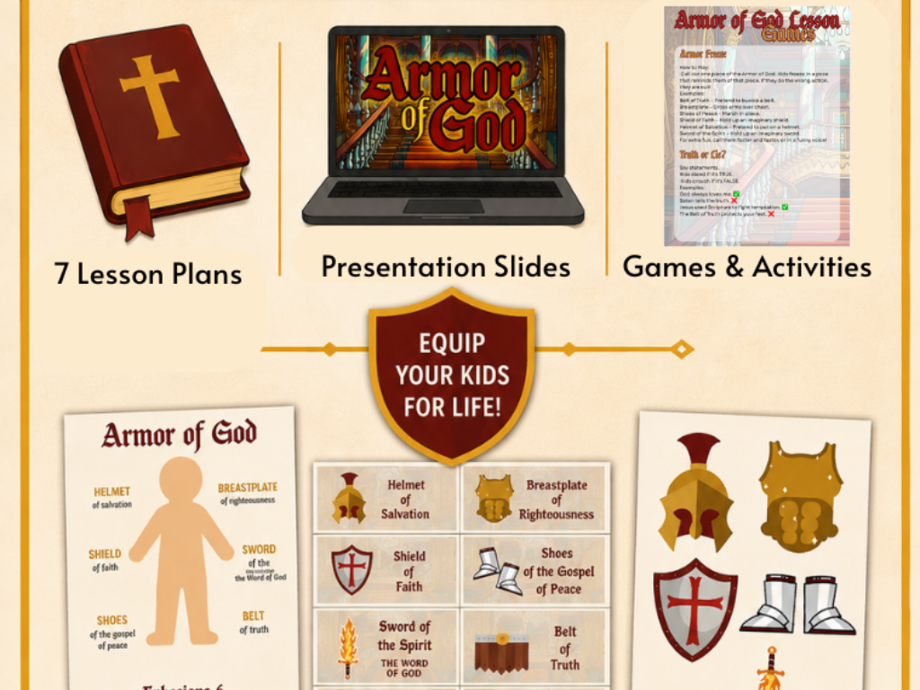armor of god lesson pack images 2